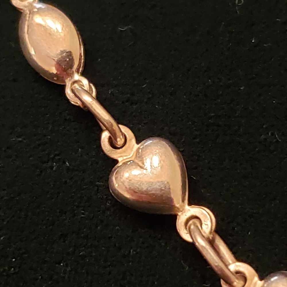 SS heart bracelet